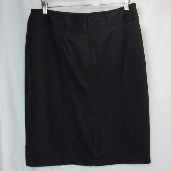 Style & Co. Women's Black Pencil Slip Skirt Size 12 Petite - Picture 2 of 8